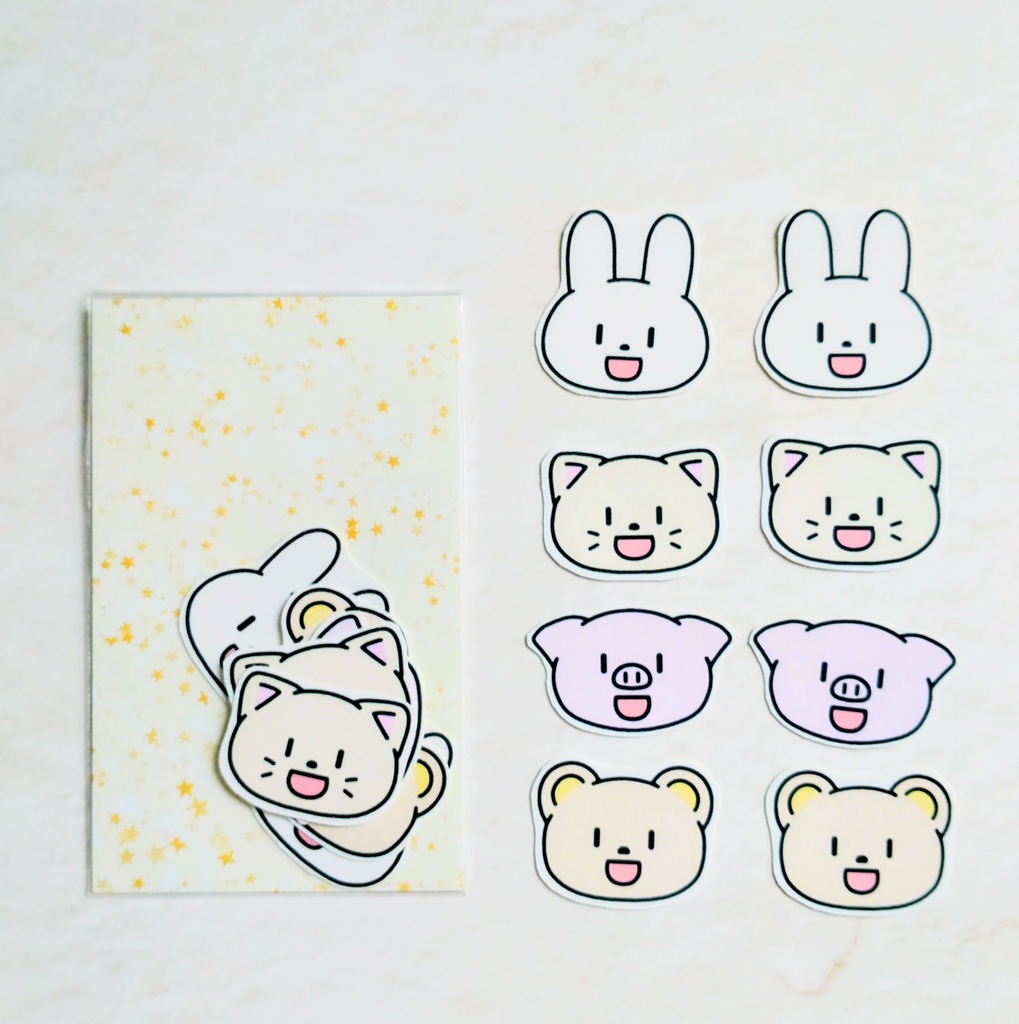 フレークシール 8枚入り