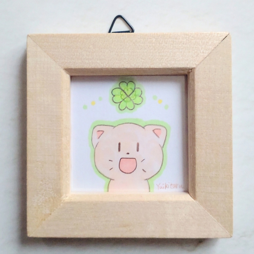 ネコさんとクローバー ミニ原画 No.3