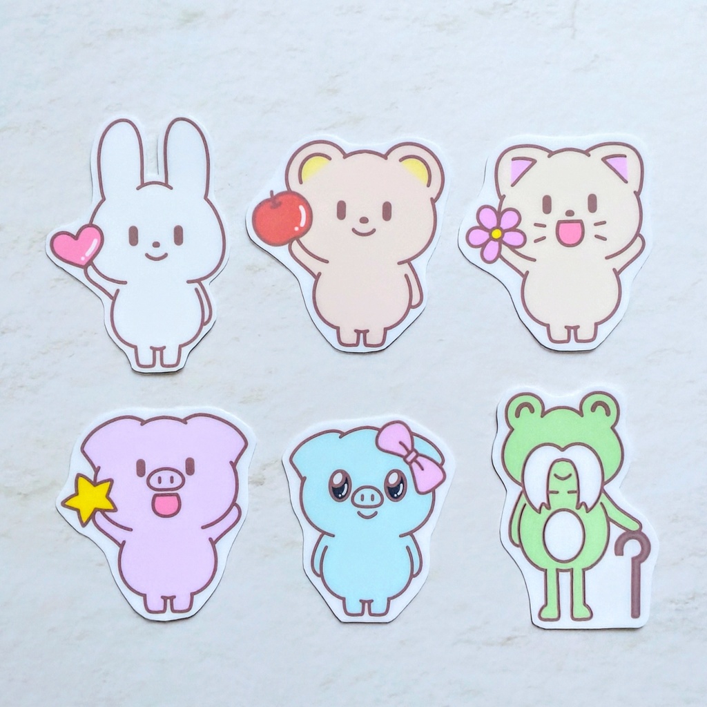 【NEW】ステッカーセット(中)(耐水・耐光)