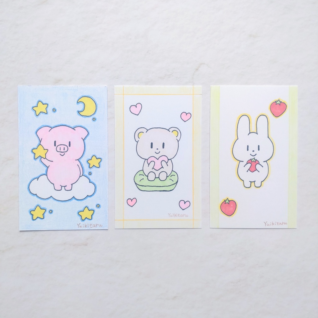 【NEW】名刺サイズ原画 NO.1〜3