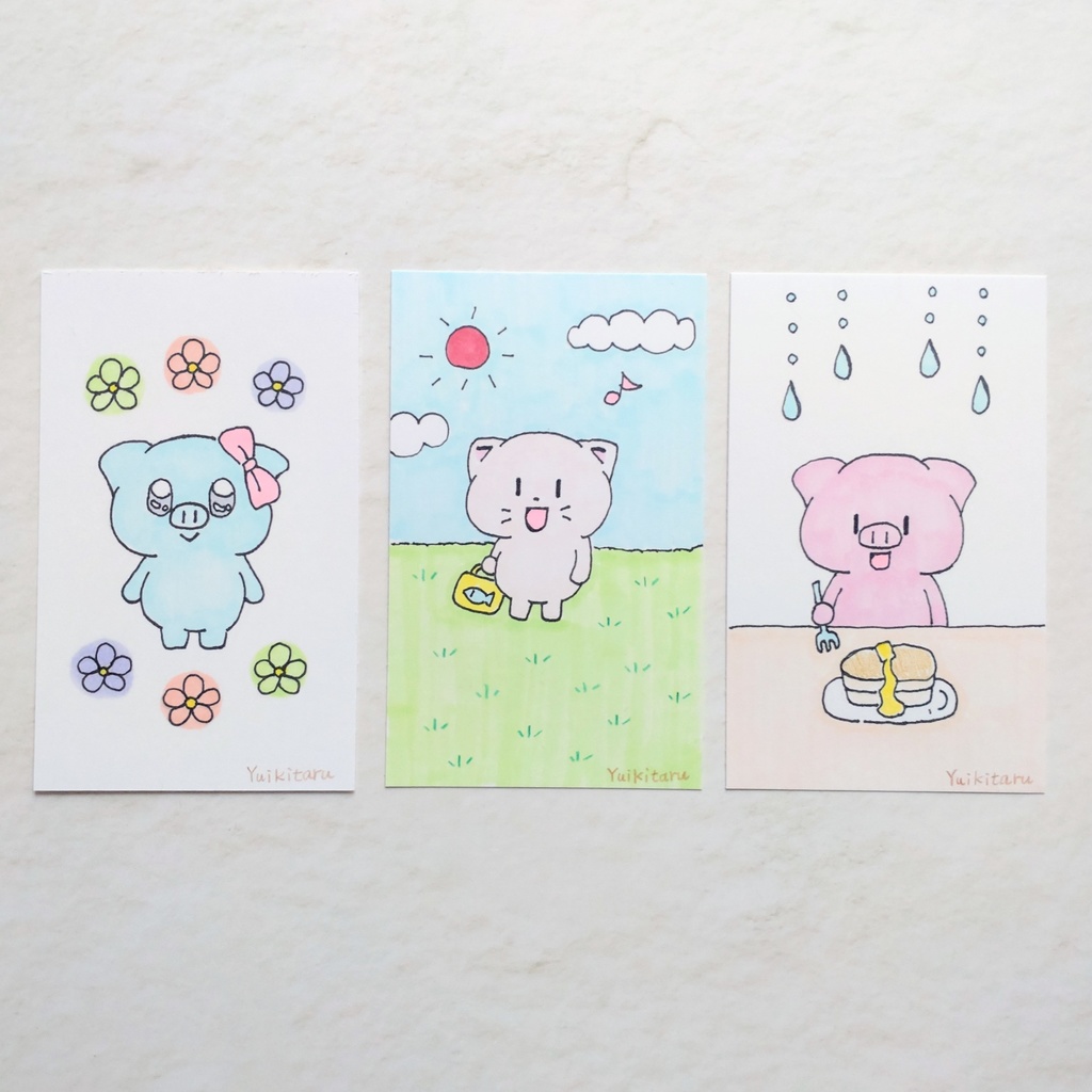 【NEW】名刺サイズ原画 NO.7〜9