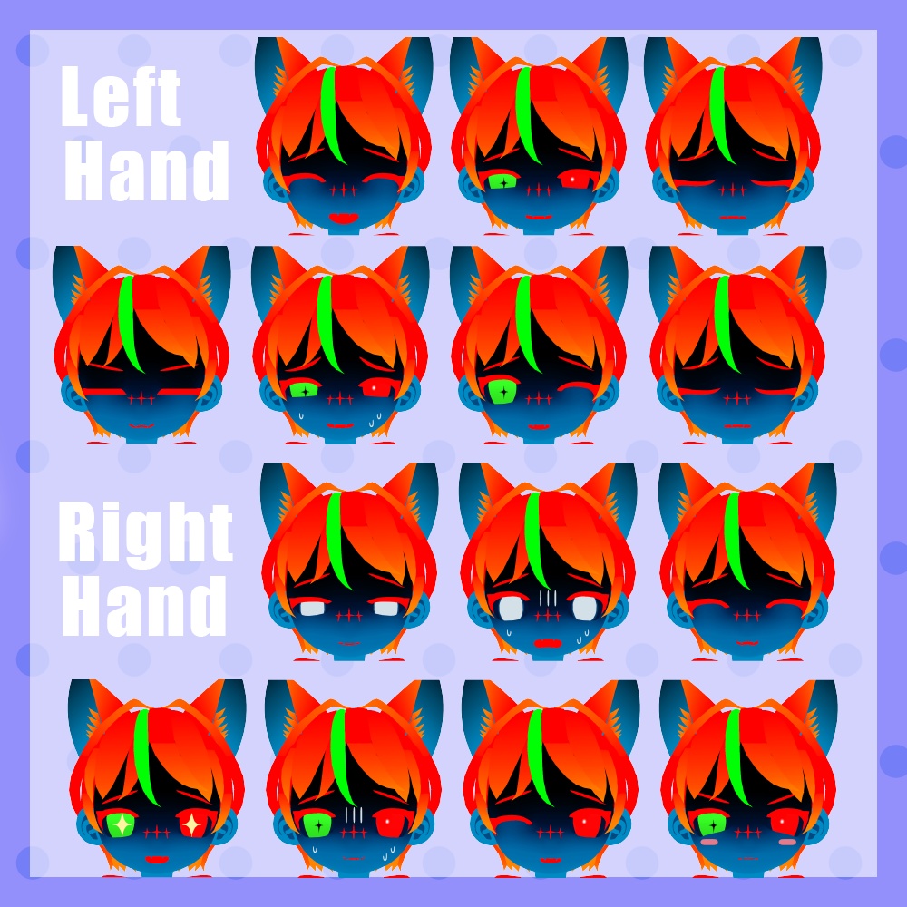 【VRChat/Quest/VRM】オリジナル3Dモデル「QTA」