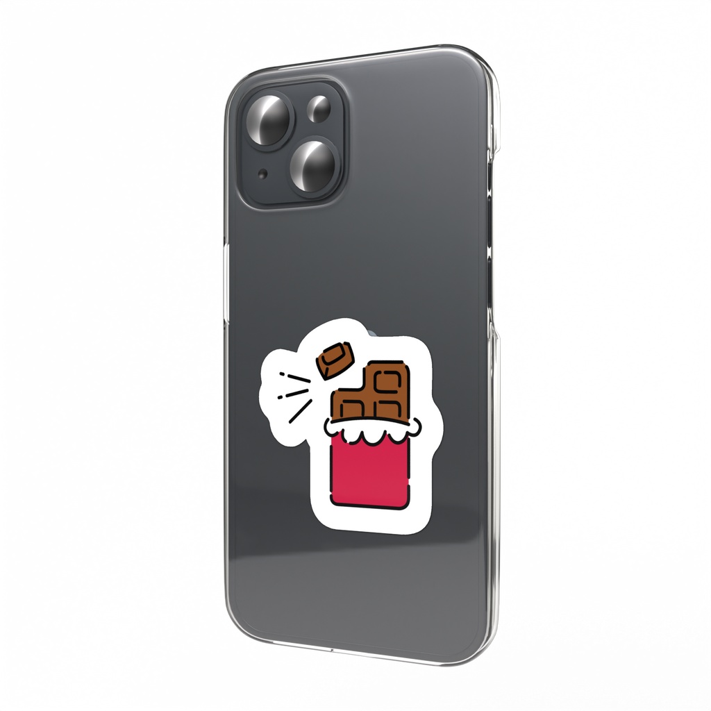 お礼チョコステッカー