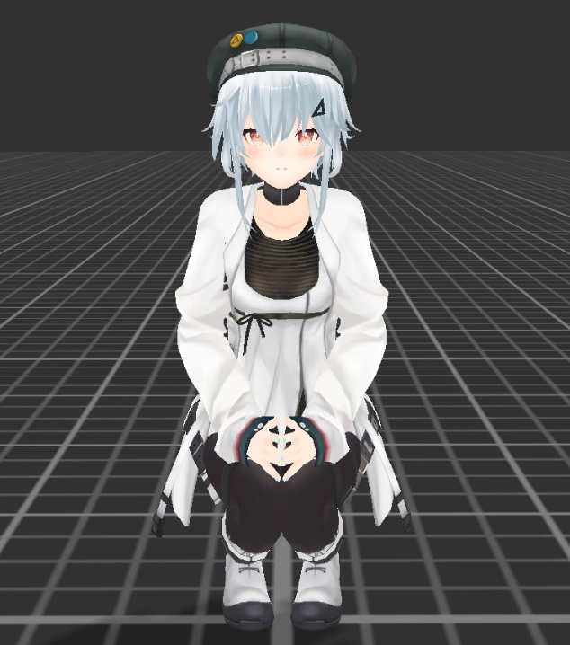 【3Dアニメーション】ちょこん座り(VRC想定)