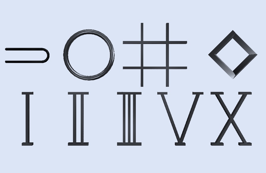 【VRChat想定】ヘアピン 8種セット(3Dモデル)