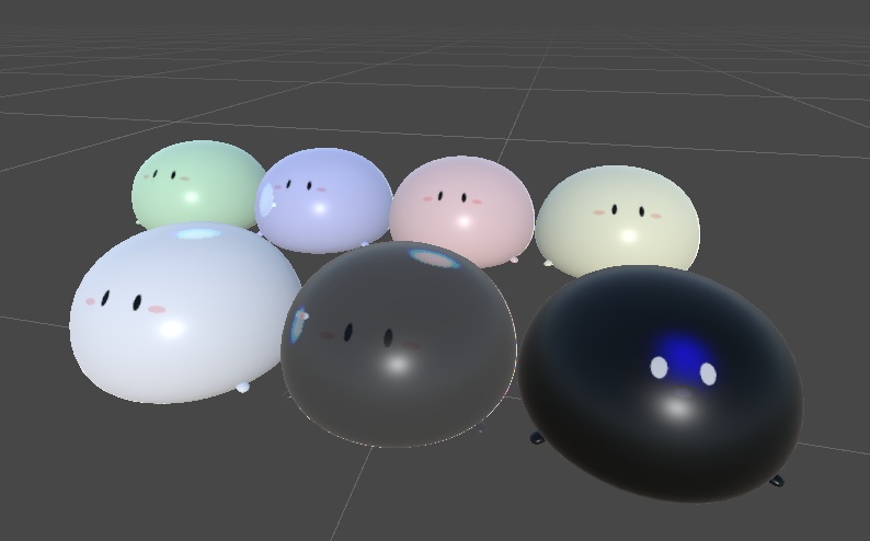 【VRChat想定】スライム人形