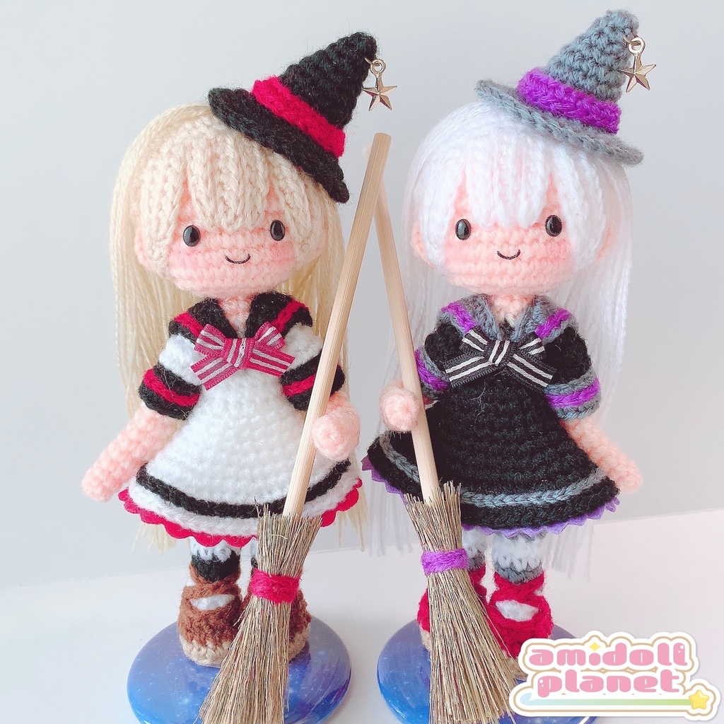 魔女っ子ちゃんのあみぐるみ