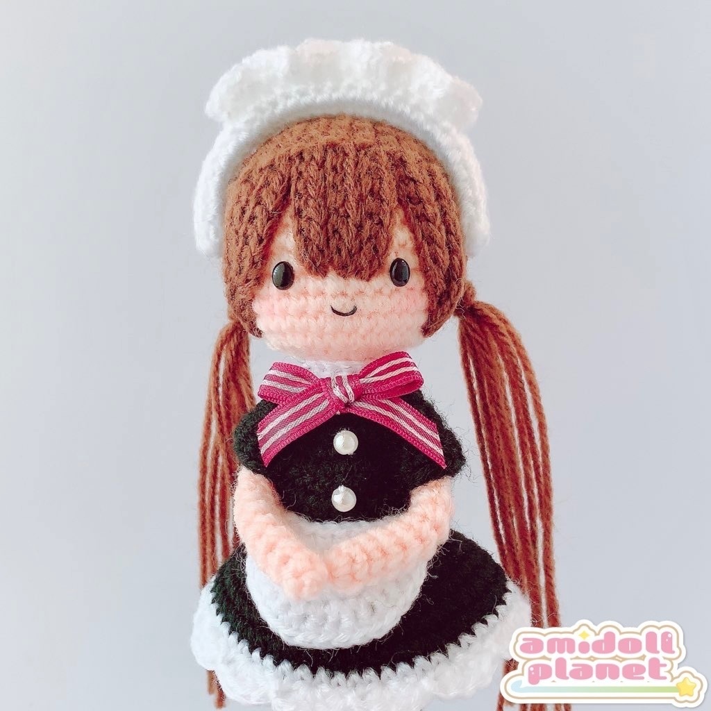 1 29 受注制作 着せ替えできるメイド服の女の子セット Amidoll Planet Booth