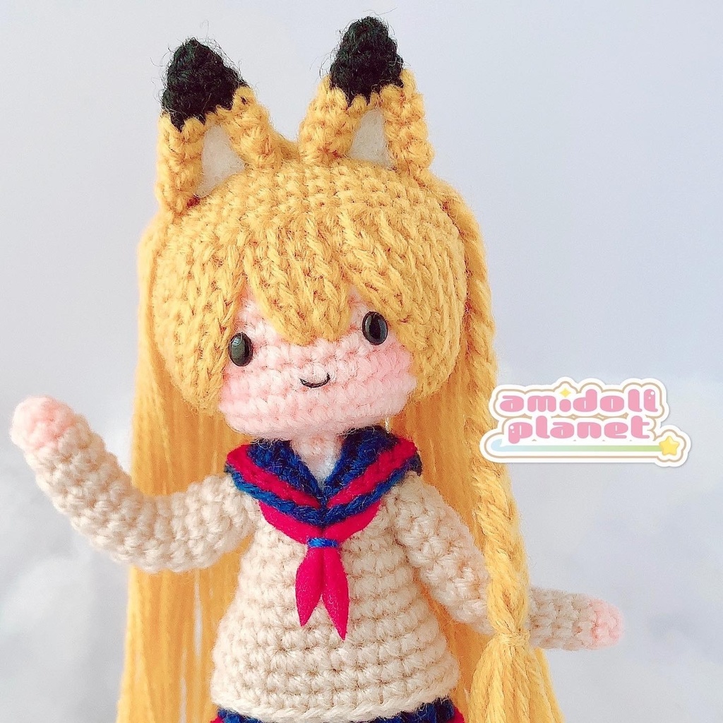 キタキツネのナツキちゃんのあみぐるみ