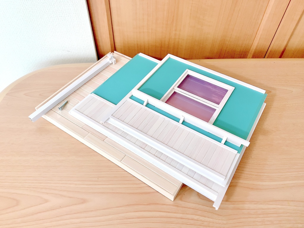 木製背景セットの組み立て方について
