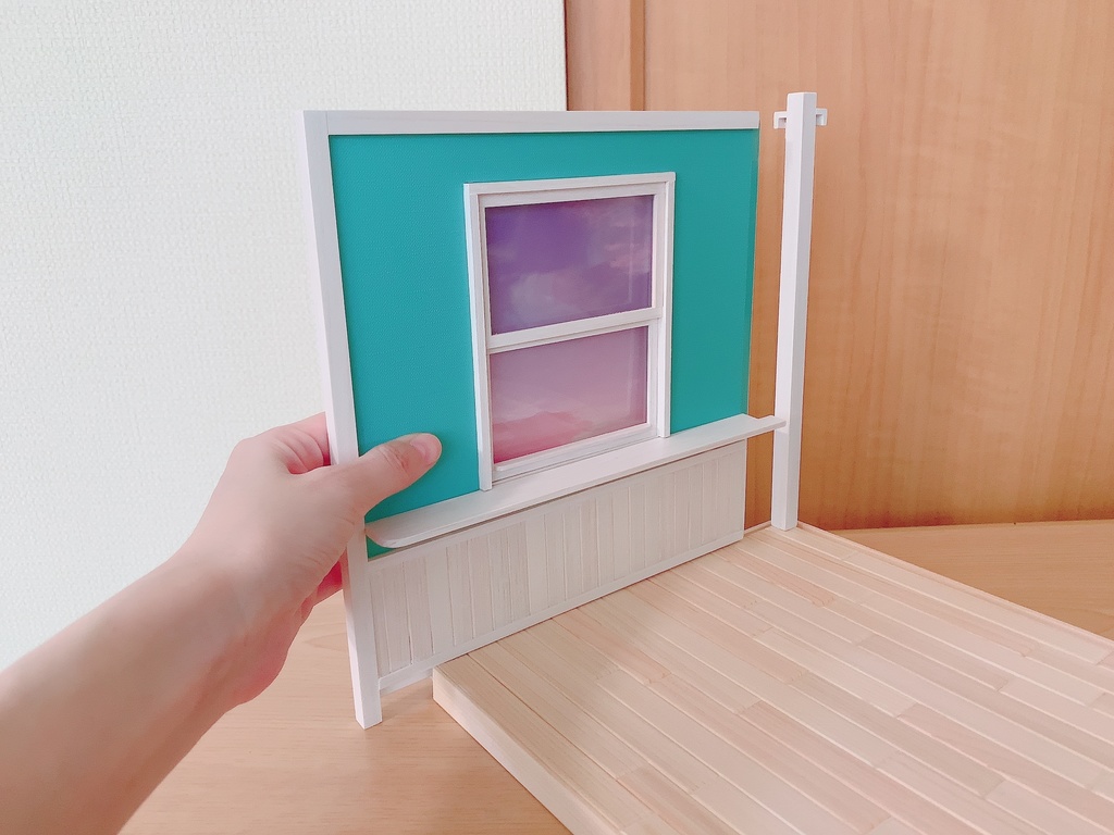 【オビツ11】木製背景セット【ねんどろいどどーる】