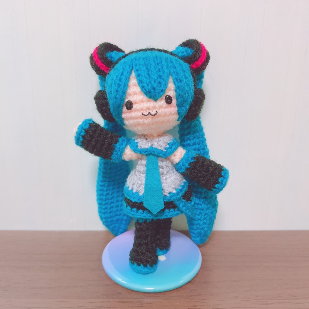 初音ミク（デフォミクさん）のあみぐるみ