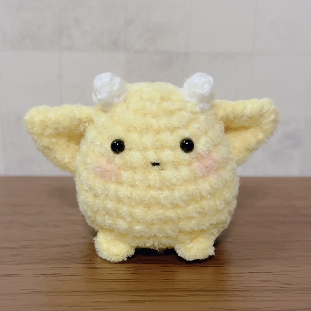 もっちりモンスターのあみぐるみ