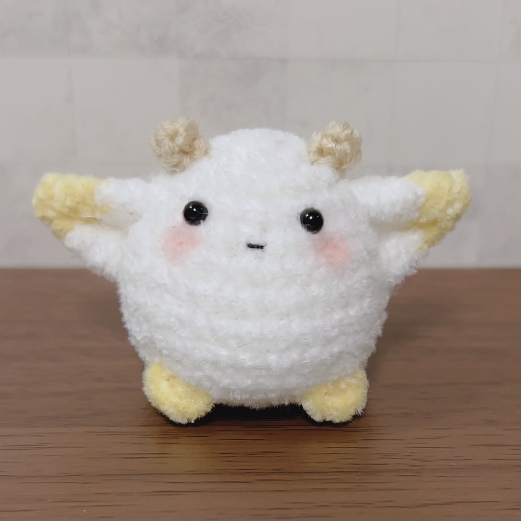 もっちりモンスターのあみぐるみ