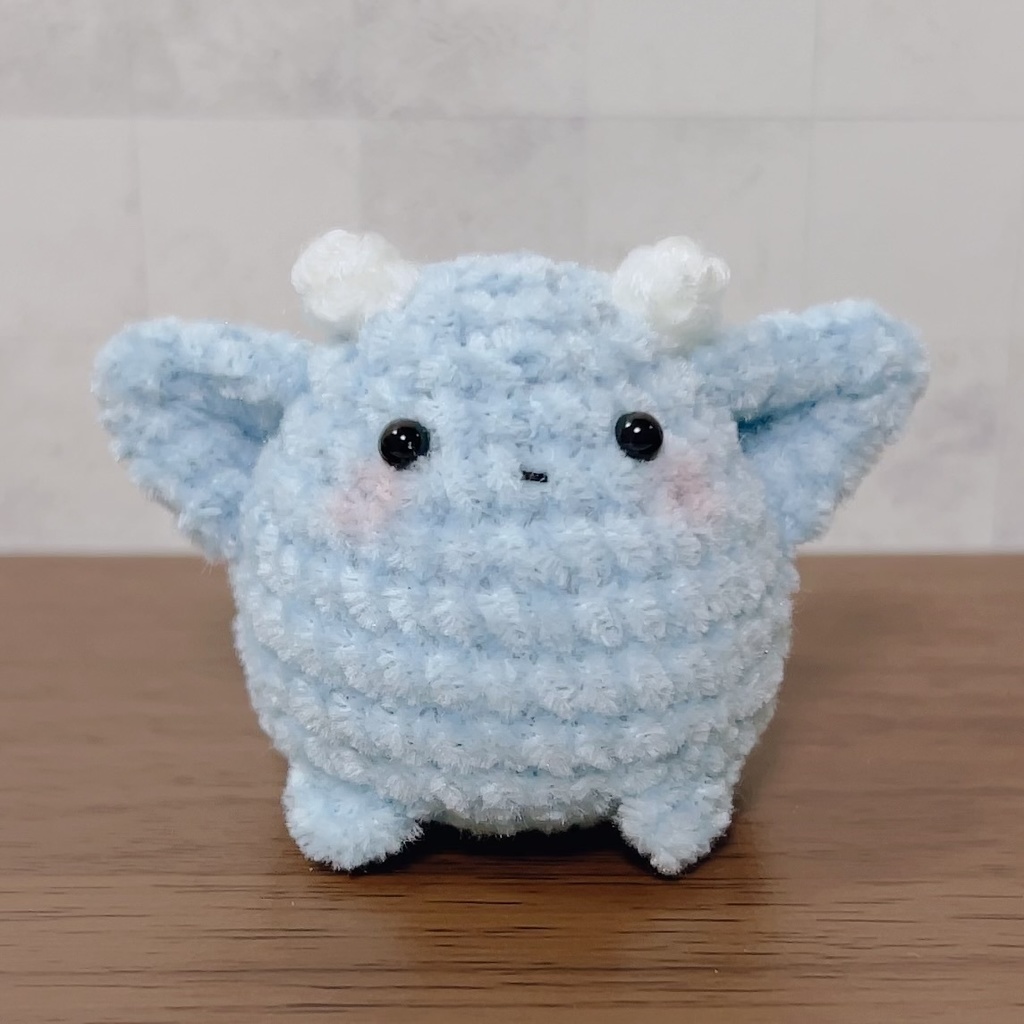 もっちりモンスターのあみぐるみ