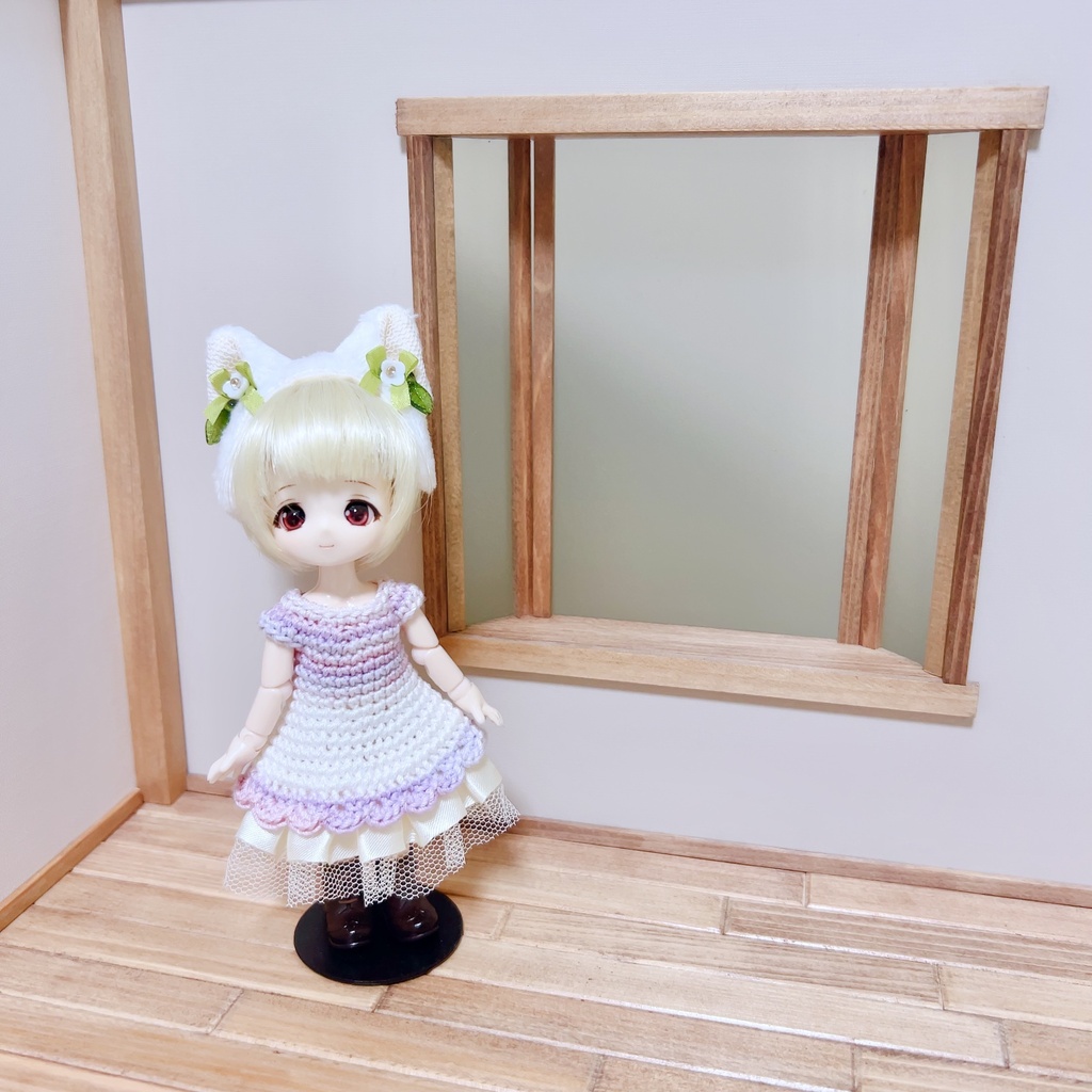 【8/1(土)21時〜】1/12サイズ 木製背景セット ブラウン オビツ11 ねんどろいどどーる