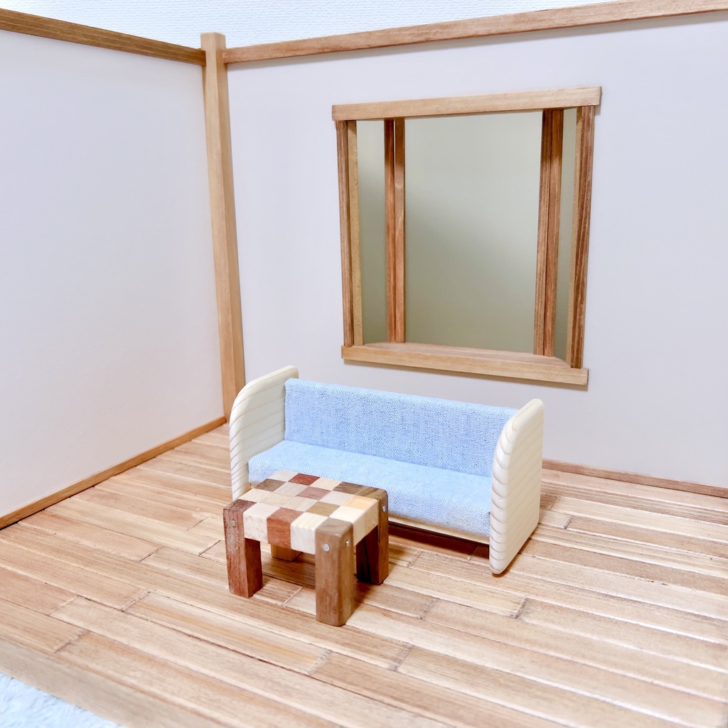 【8/1(土)21時〜】1/12サイズ 木製背景セット ブラウン オビツ11 ねんどろいどどーる
