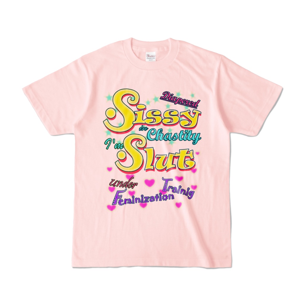 Sissy Training Tシャツ （ピンク）