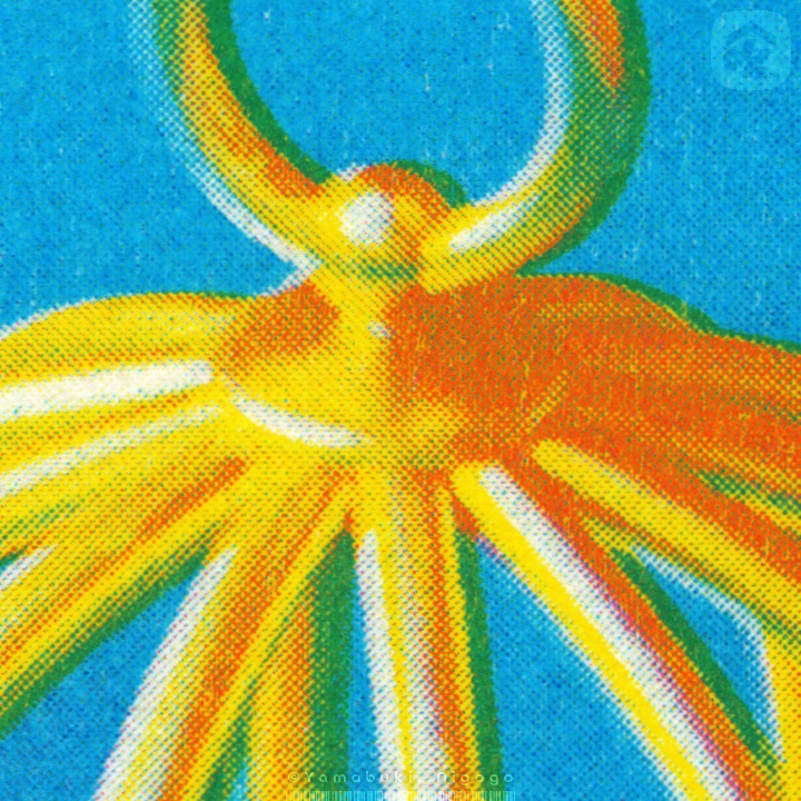 リソグラフプリント『私が人魚だった頃』