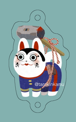 いぬ張り子風アクキー【宇佐美】【鯉登】【月島】