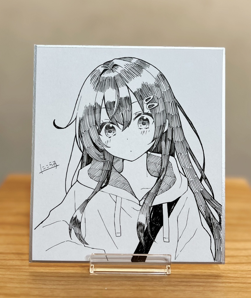 いちろうちゃんアナログ色紙