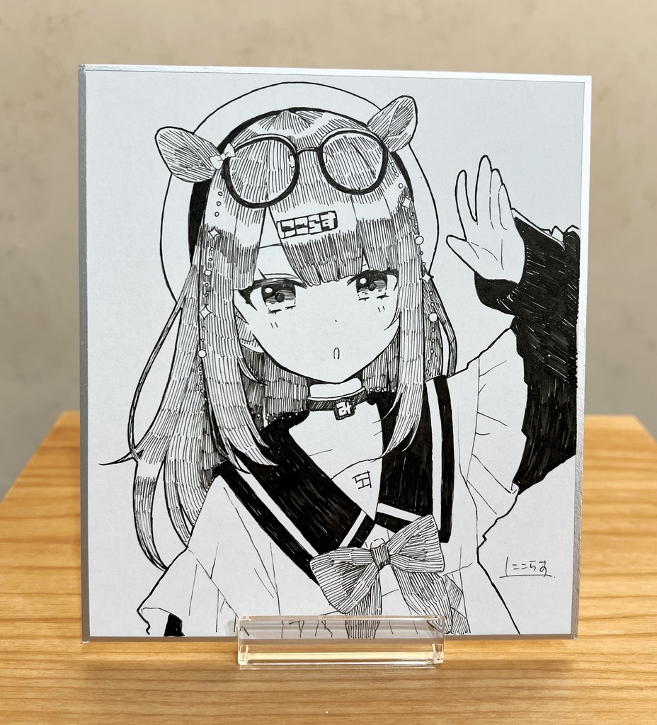 らすみちゃんアナログ色紙B
