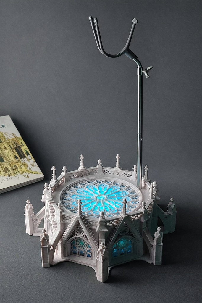 【浮光シリーズ】【大理石調】BJDドール用スタンド(1/4・1/6サイズ対応)