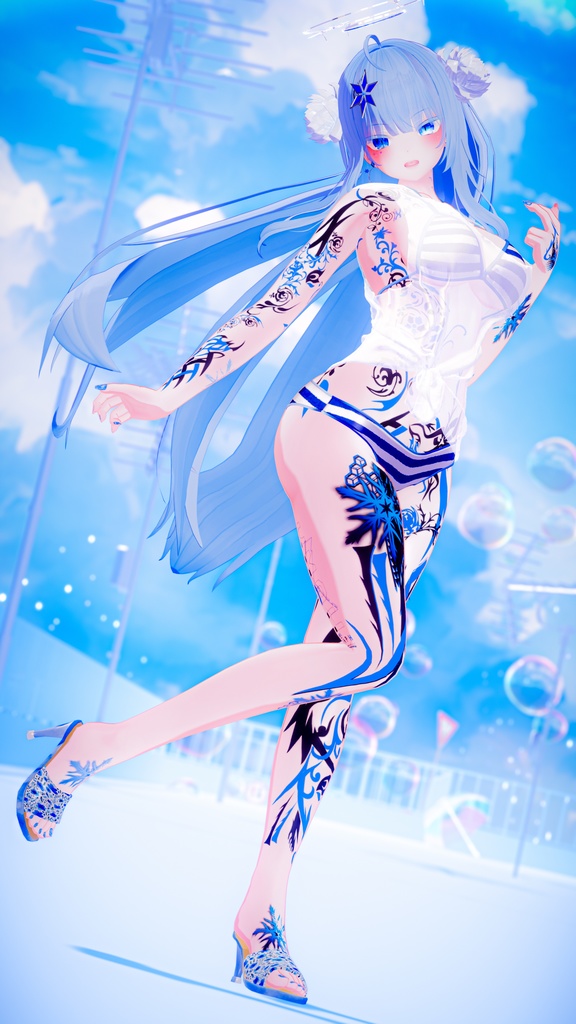 Patterned_Bikini【複数アバター対応】