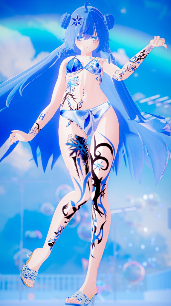 Patterned_Bikini【複数アバター対応】