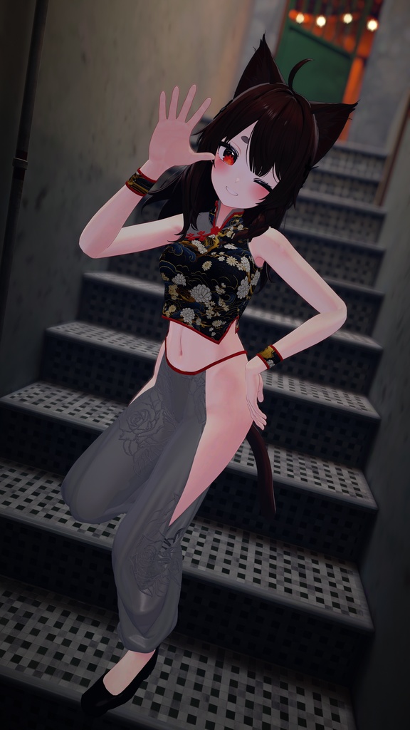 Patterned_China【複数アバター対応】