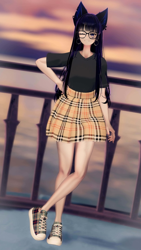 Casual_Clover_無料【複数アバター対応】