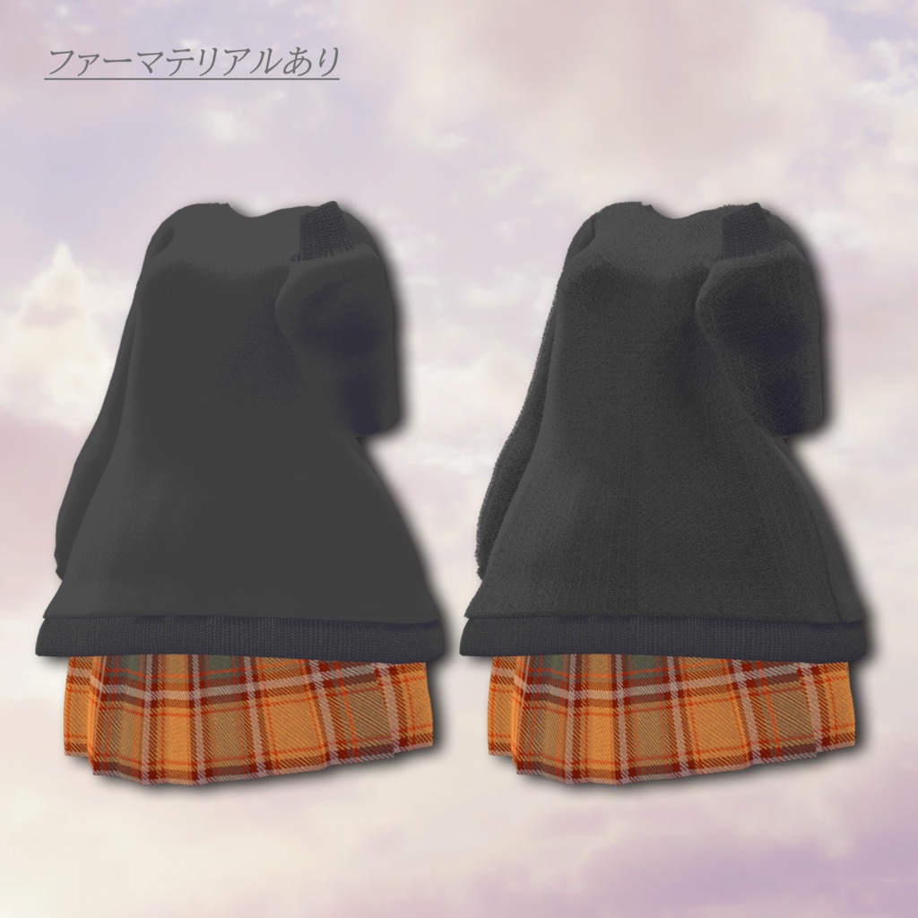 Casual_Clover_無料【複数アバター対応】