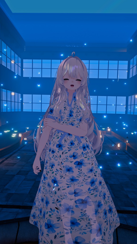 Floral_OnePiece【複数アバター対応】