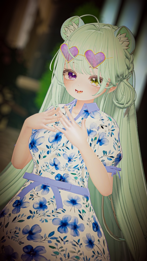 Floral_OnePiece【複数アバター対応】