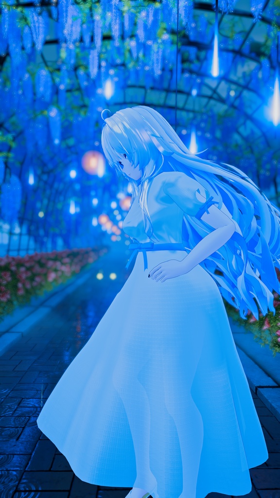 Floral_OnePiece【複数アバター対応】