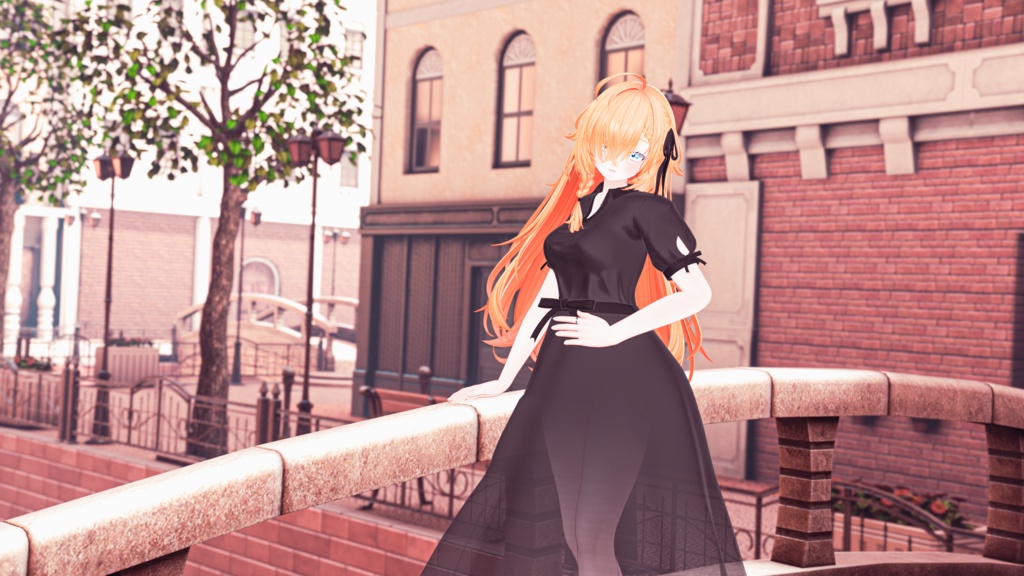 Floral_OnePiece【複数アバター対応】