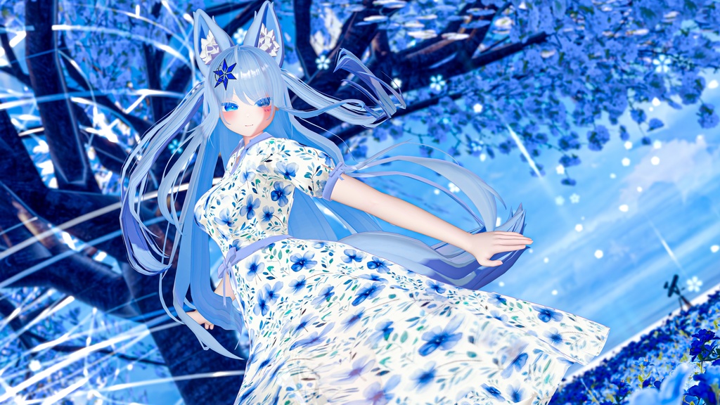 Floral_OnePiece【複数アバター対応】