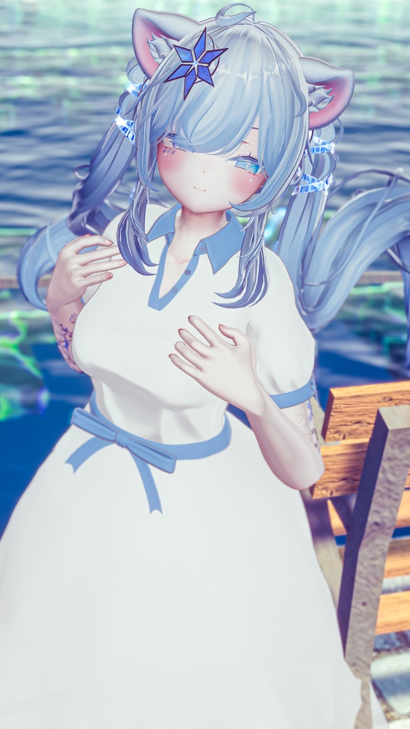 Floral_OnePiece【複数アバター対応】