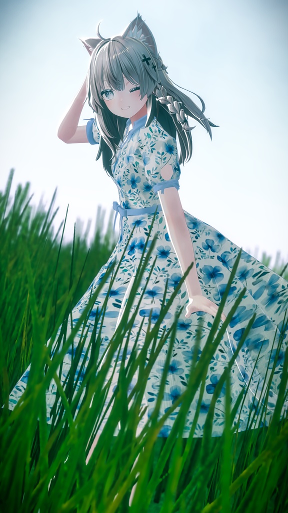 Floral_OnePiece【複数アバター対応】