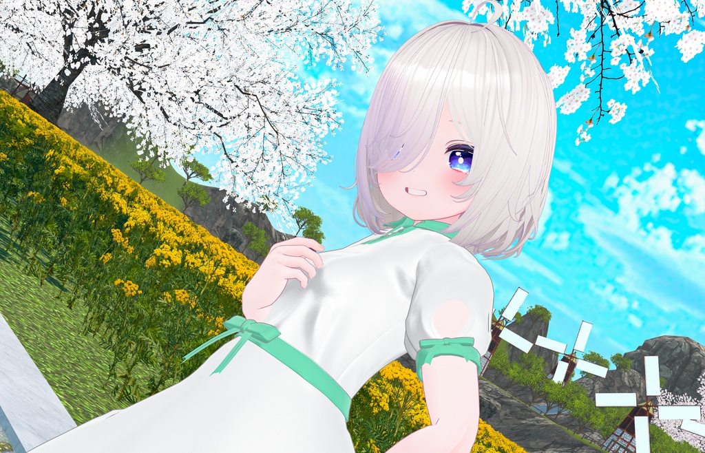 Floral_OnePiece【複数アバター対応】