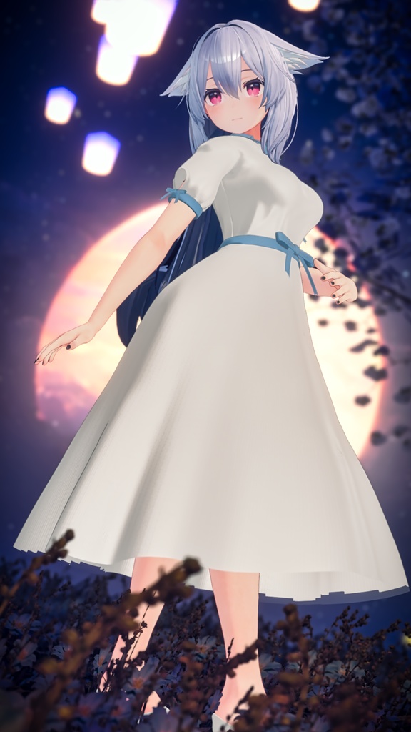 Floral_OnePiece【複数アバター対応】