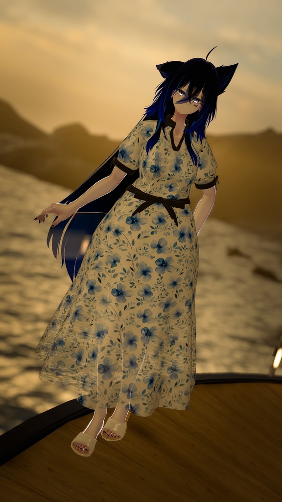 Floral_OnePiece【複数アバター対応】