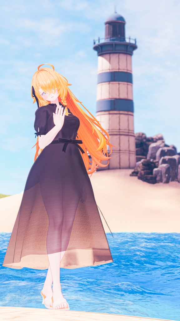 Floral_OnePiece【複数アバター対応】