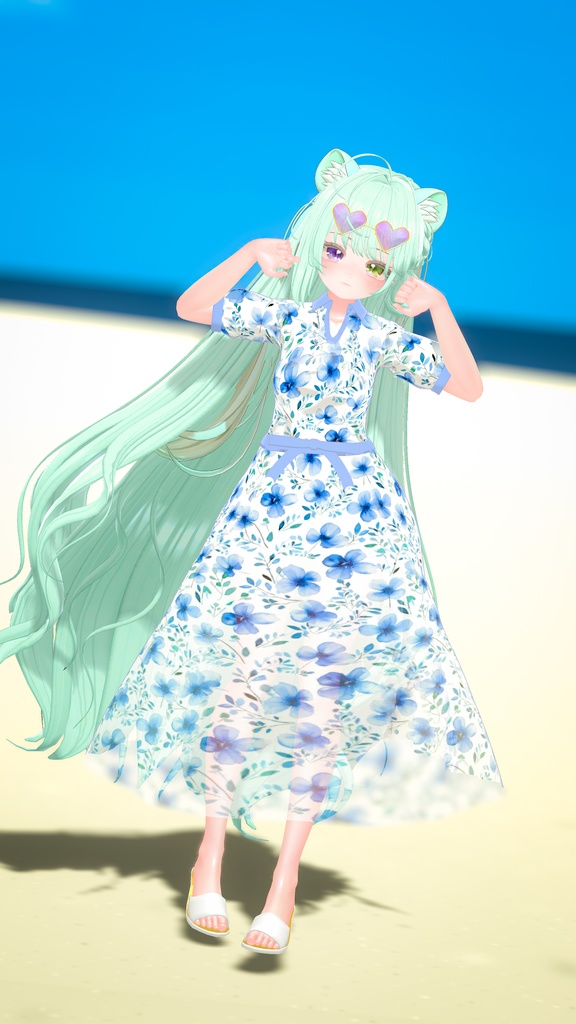 Floral_OnePiece【複数アバター対応】