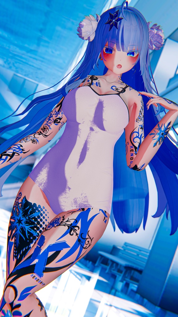 プールサイドの想い出-PoolSide_Memories-【複数アバター対応】