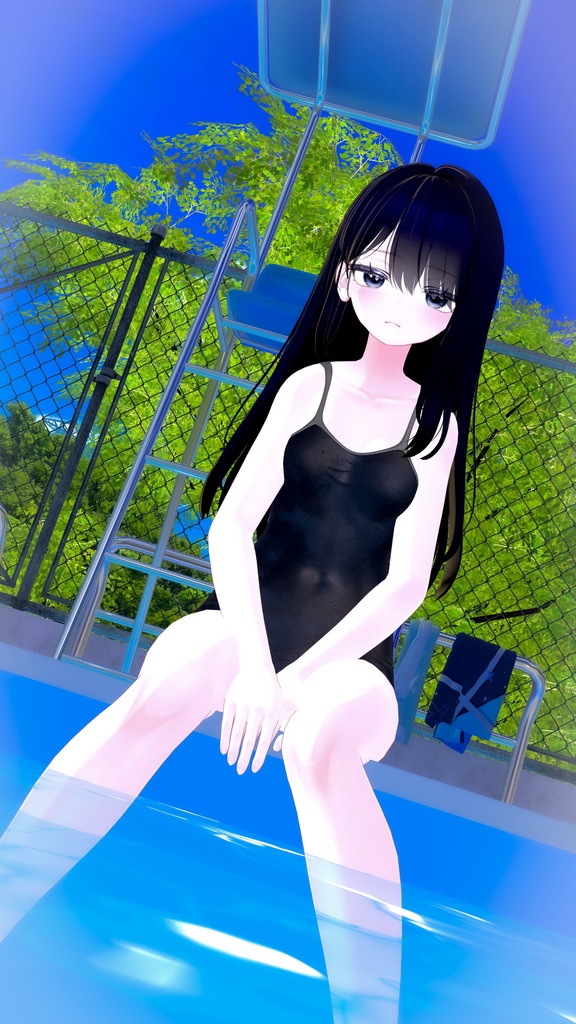 プールサイドの想い出-PoolSide_Memories-【複数アバター対応】