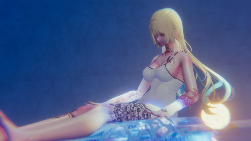 プールサイドの想い出-PoolSide_Memories-【複数アバター対応】