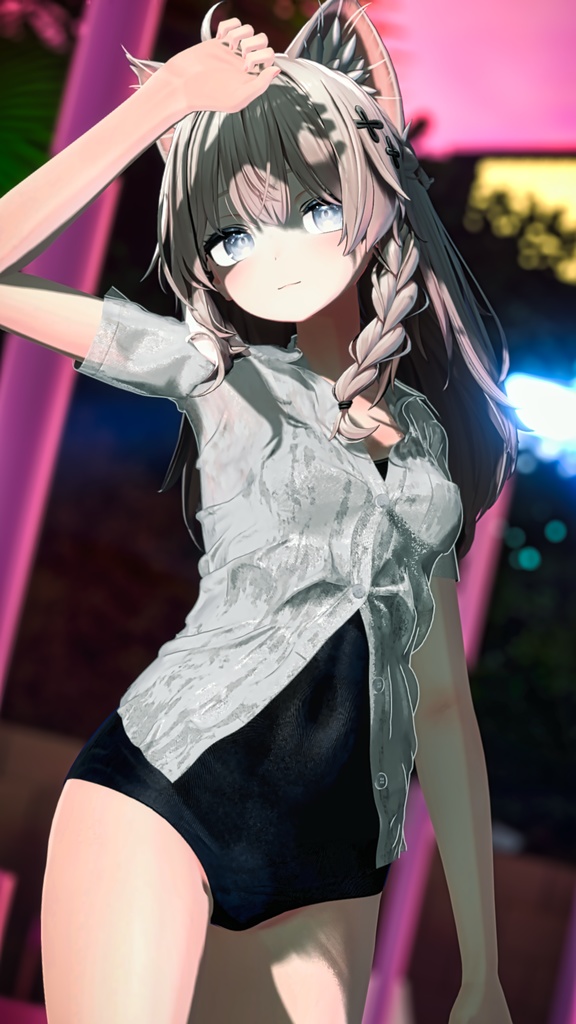 プールサイドの想い出-PoolSide_Memories-【複数アバター対応】