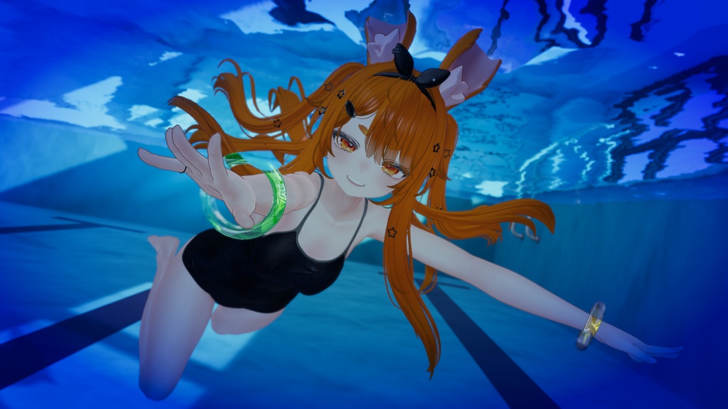 プールサイドの想い出-PoolSide_Memories-【複数アバター対応】