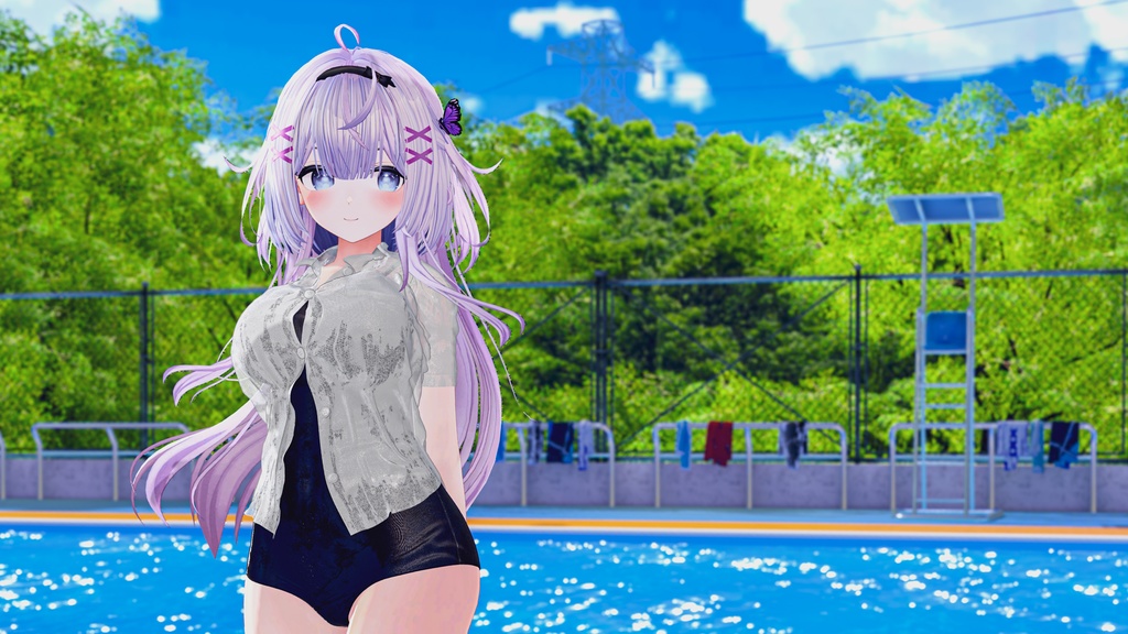 プールサイドの想い出-PoolSide_Memories-【複数アバター対応】